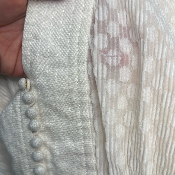 Zimmermann Plisse Dress in Pearl - Picture 14 of 16